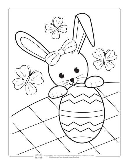 Printable easter coloring pages for kids