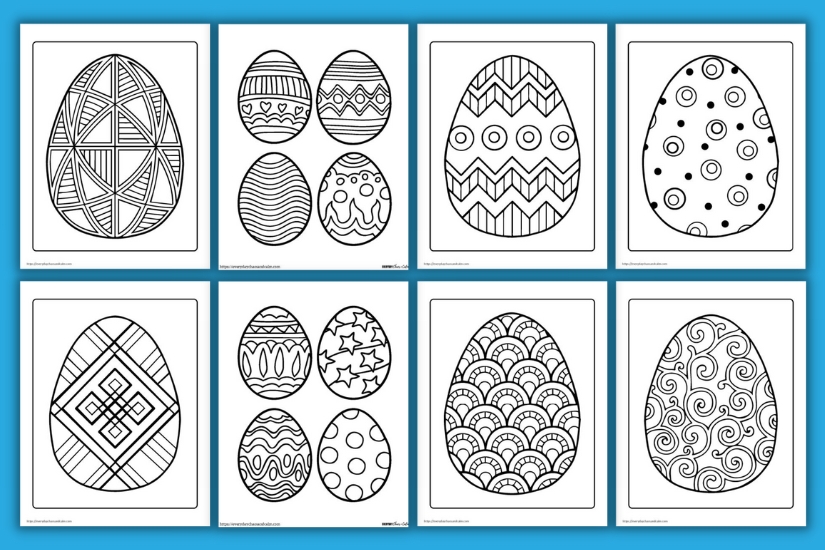 Adorable free easter coloring pages