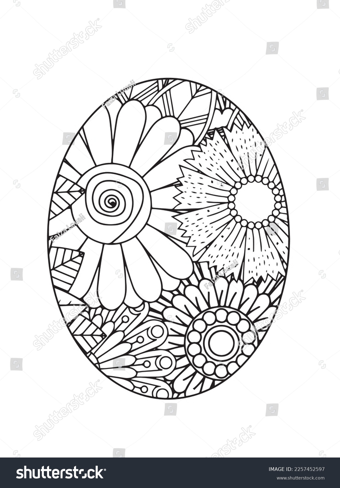 Mandala easter egg images stock photos d objects vectors