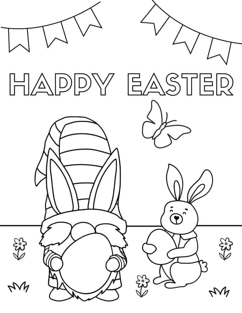 Free Easter Printable Coloring Pages For Kids