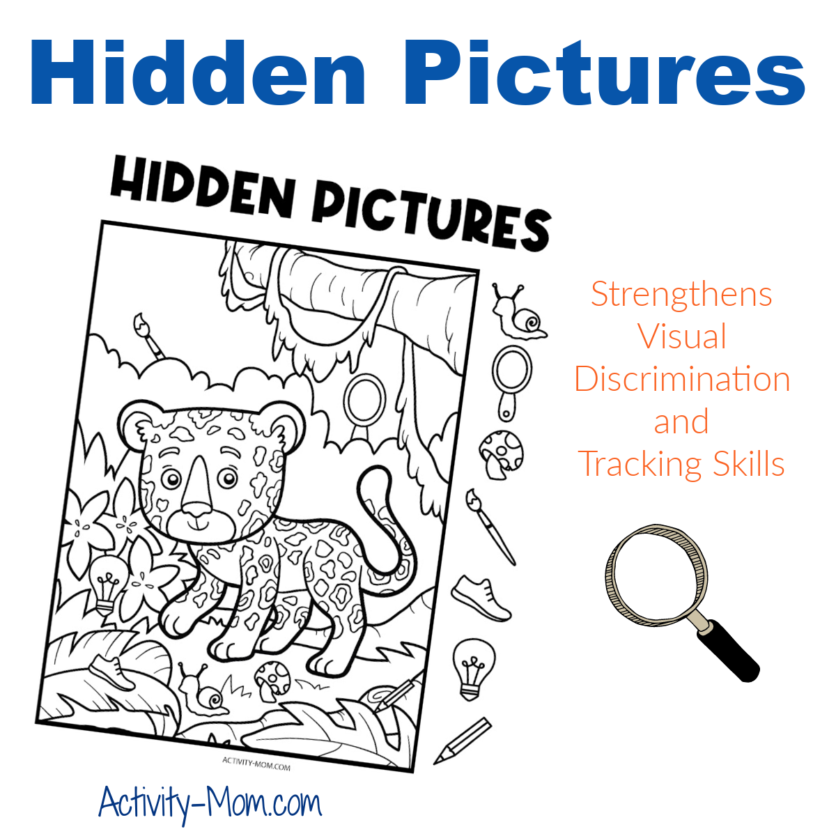 Free hidden pictures printables for kids
