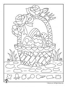 Easter hidden picture printable activity pages woo jr kids activities childrens publishing hidden pictures coloring pages easter coloring pages printable