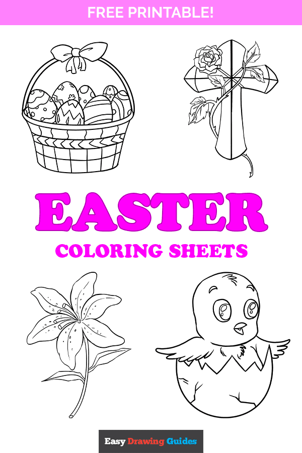 Free printable easter coloring pages for kids