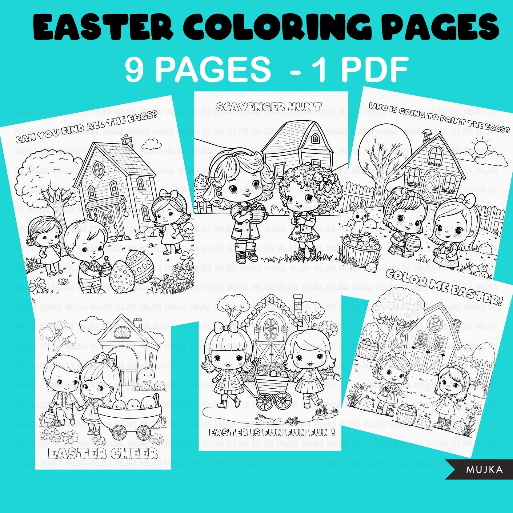 Easter coloring pages easter activity for kids spring coloring pages â mujka cliparts