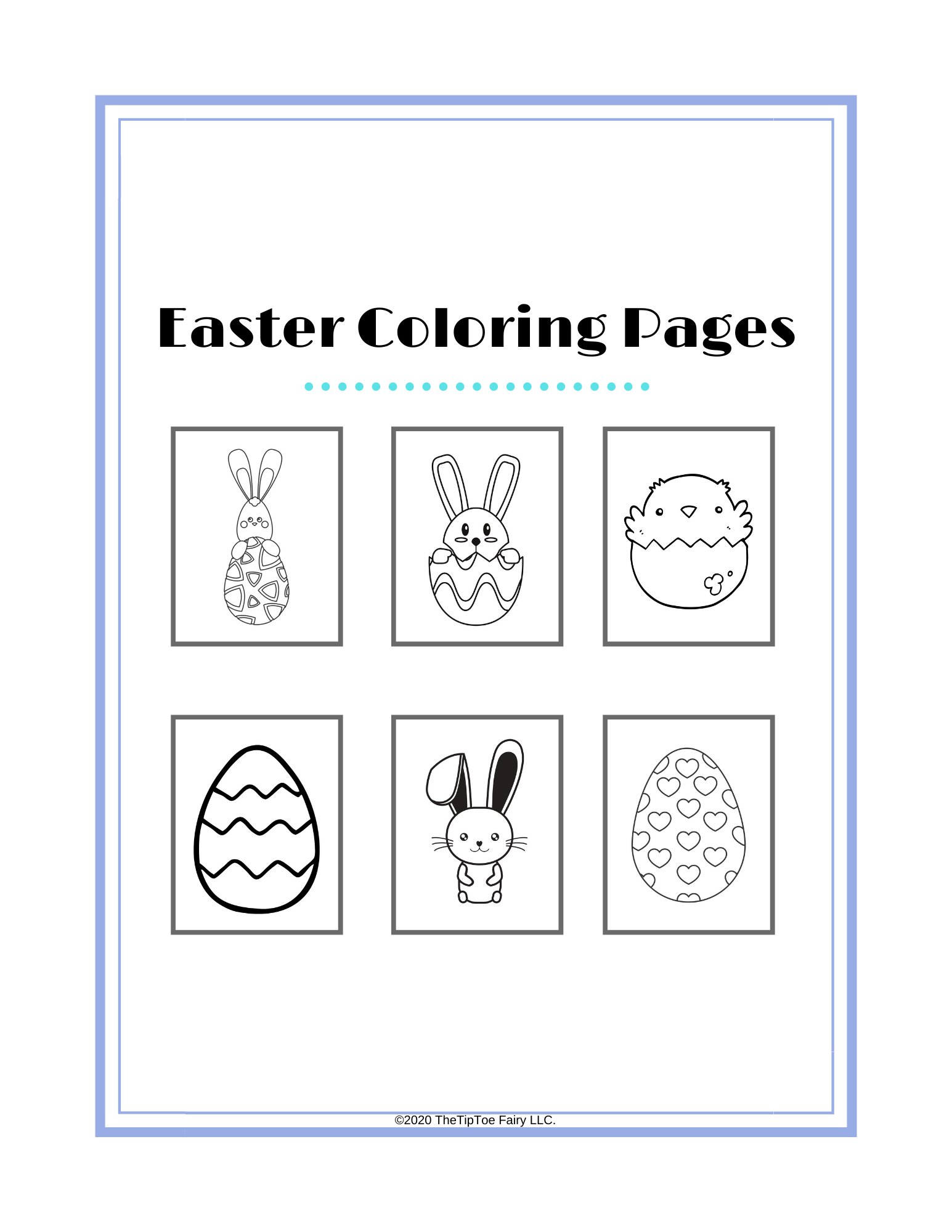 Free printable easter puzzles and coloring pages the tiptoe fairy