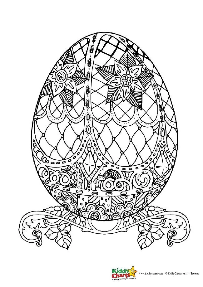 Easter coloring pages for adults kids