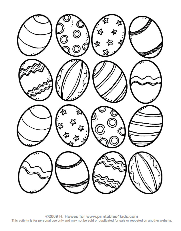 Easter egg coloring page and matching game â printables for kids â free word search puzzles coloring pages and other activities