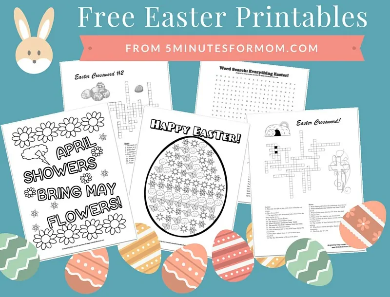 Free easter printables for kids