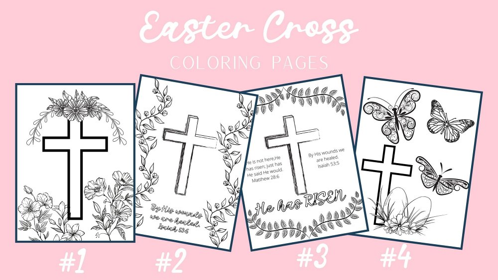 Free christian easter coloring pages
