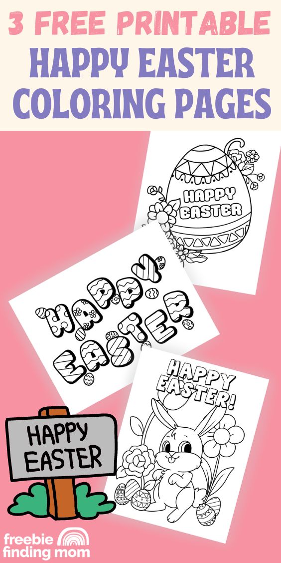 Free prtable happy easter colorg pages easter colorg pages easter colourg free prtable colorg pages