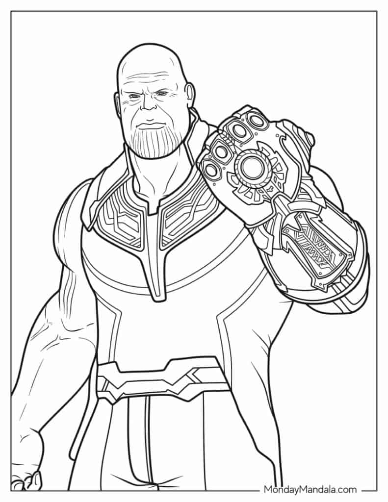 Marvel avengers coloring pages free pdf printables