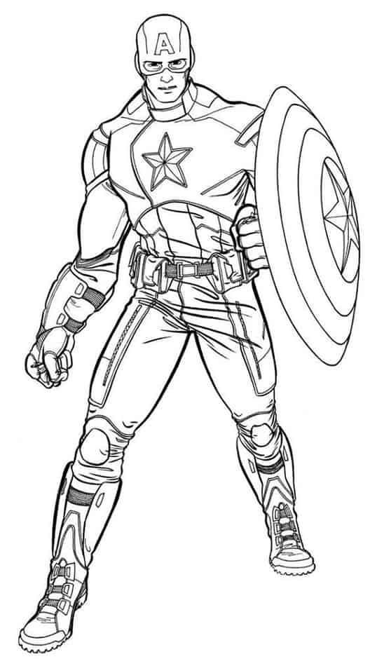 Avengers coloring pages for free