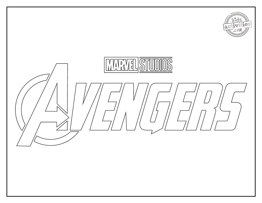 Free printable avengers coloring pages