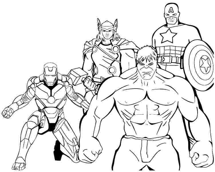 Avengers coloring pages