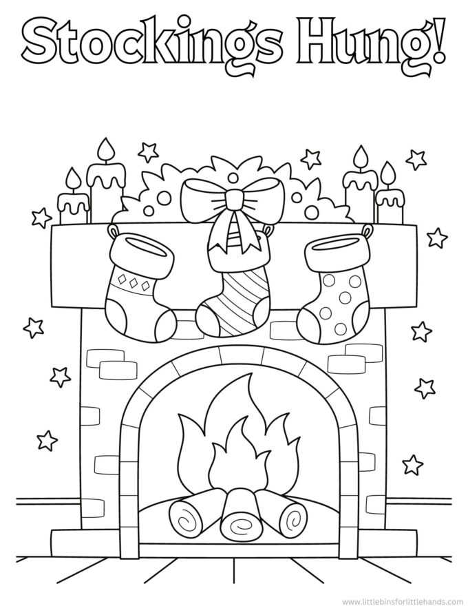 Christmas coloring pages