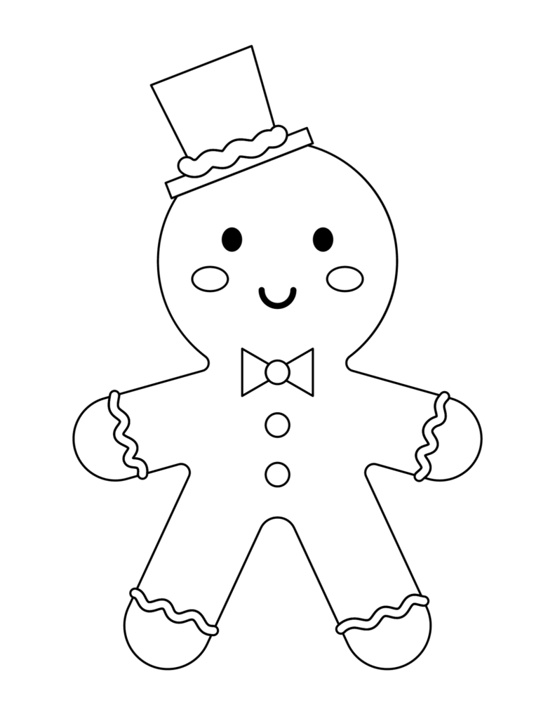 Free printable christmas coloring book baking you happier