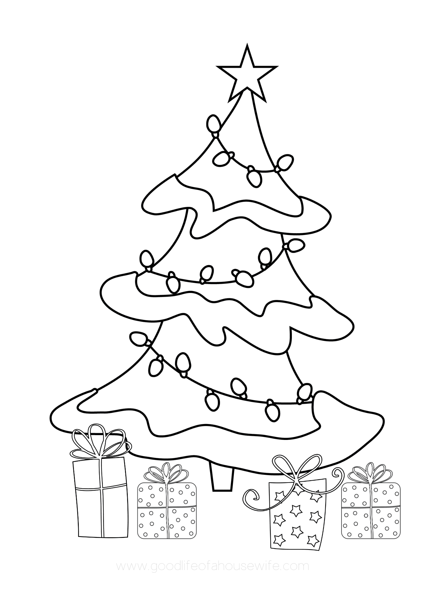 Free printable christmas coloring pages