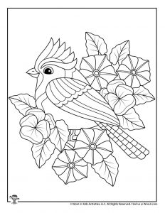 Spring adult coloring pages woo jr kids activities childrens publishing