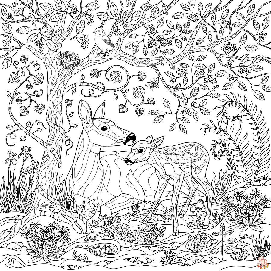 Fantasy coloring pages