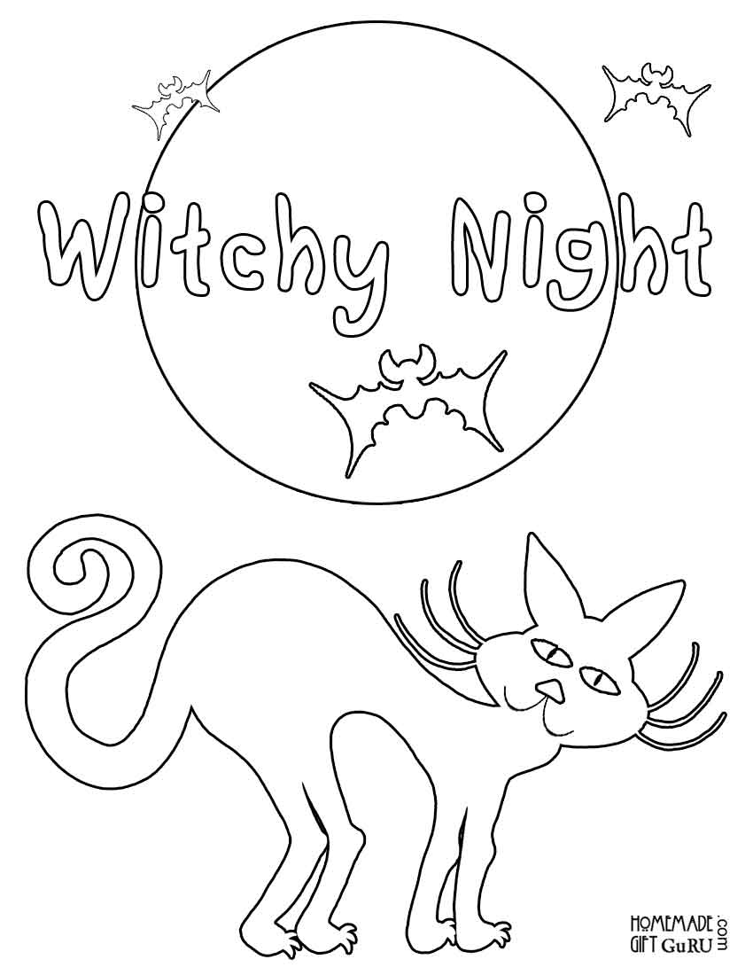 Halloween coloring sheets free printable halloween coloring pages