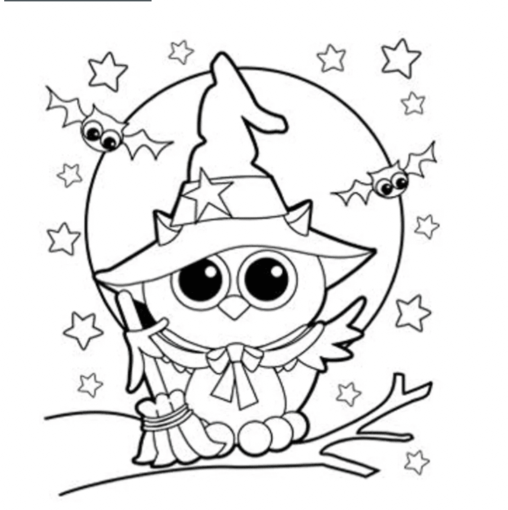 Free printable halloween coloring pages for kids
