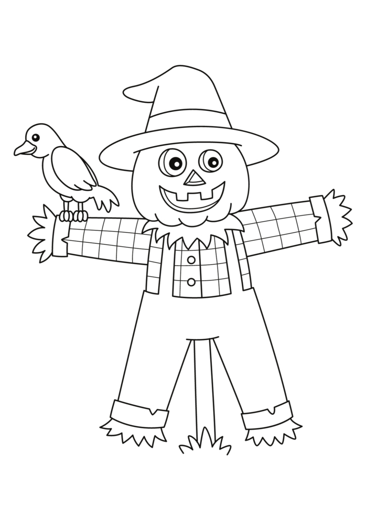 Free printable halloween coloring book baking you happier