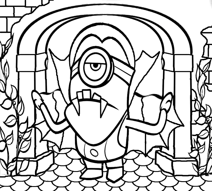 Minion coloring pages printable for free download