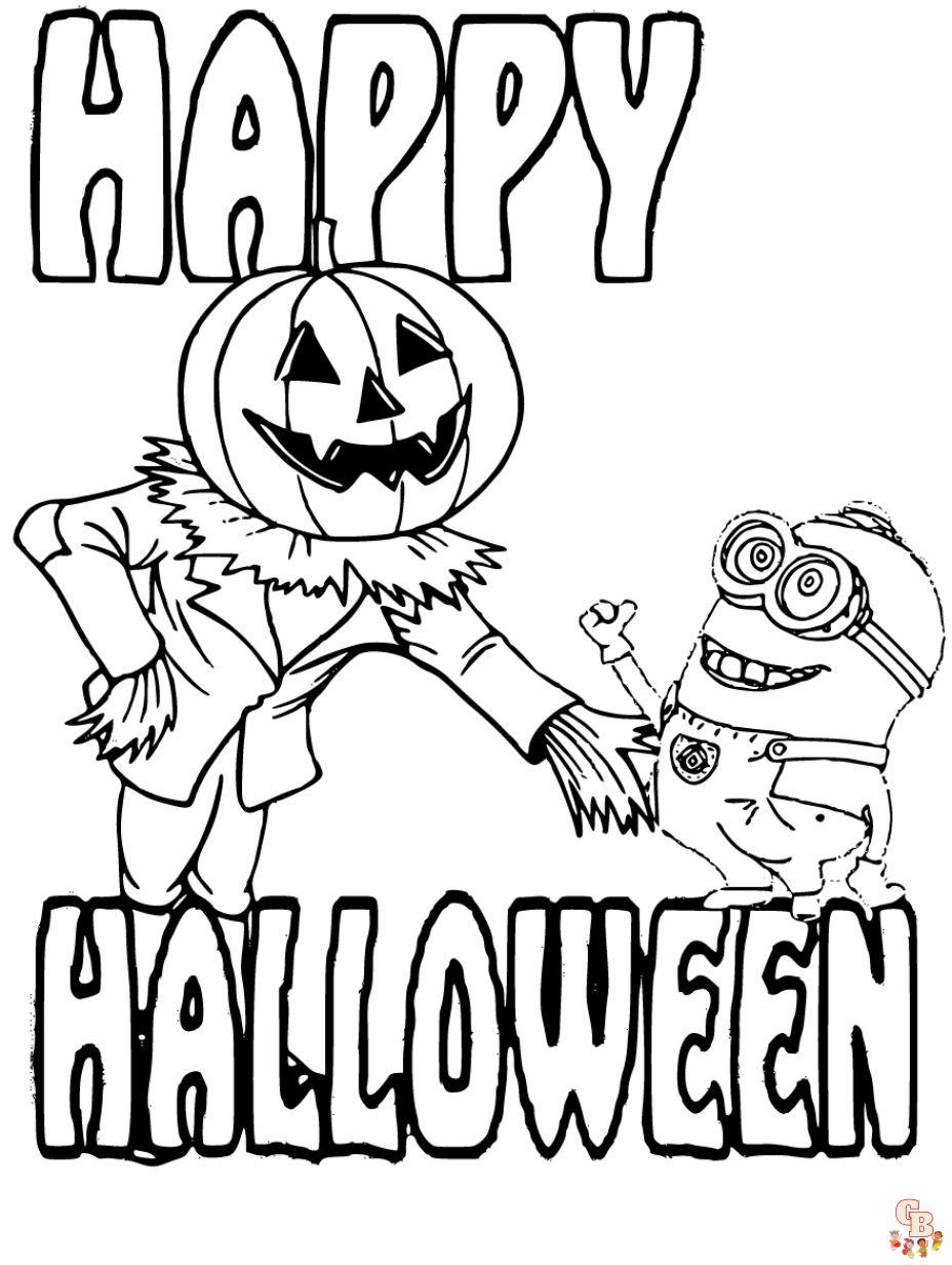 Minions coloring pages free printable sheets for kids