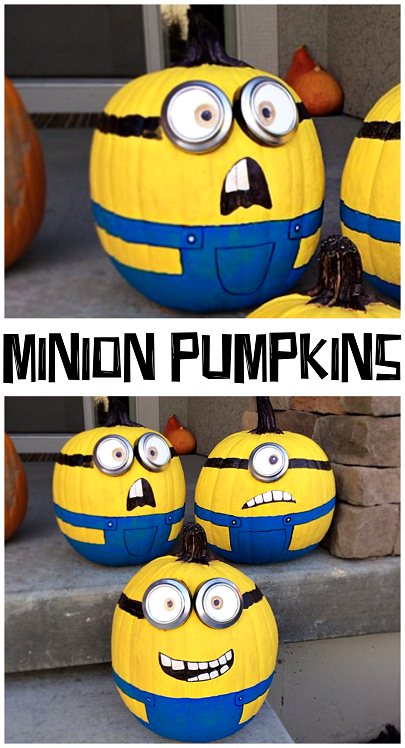 No carve pumpkin minions