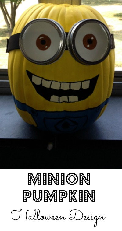 Minion pumpkin design