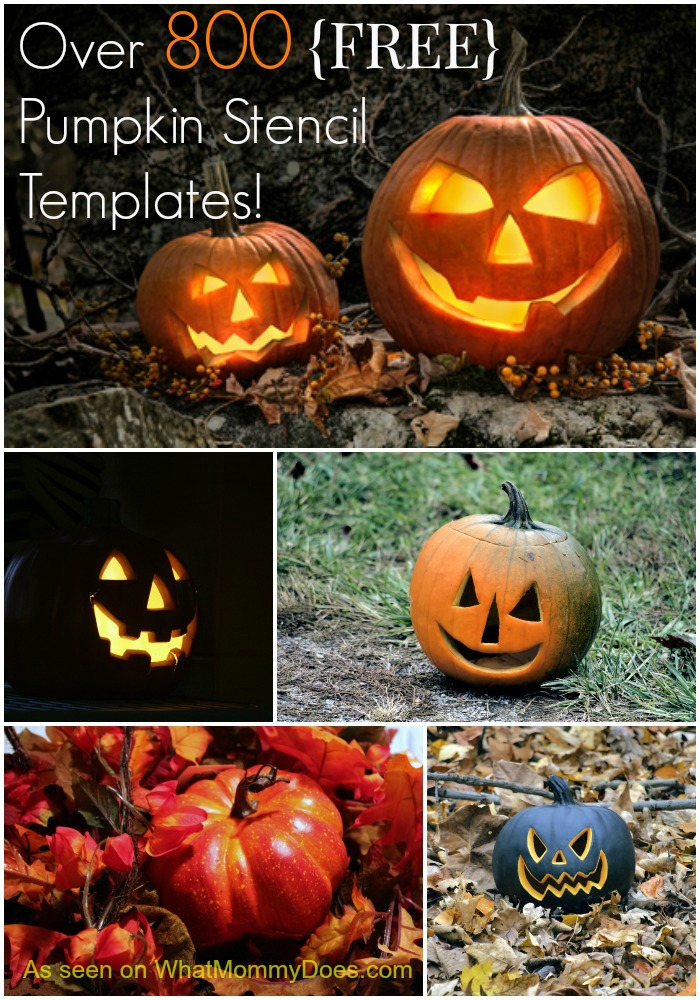 Free pumpkin stencils