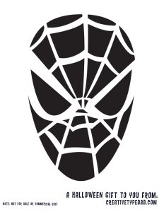 Free printable spider