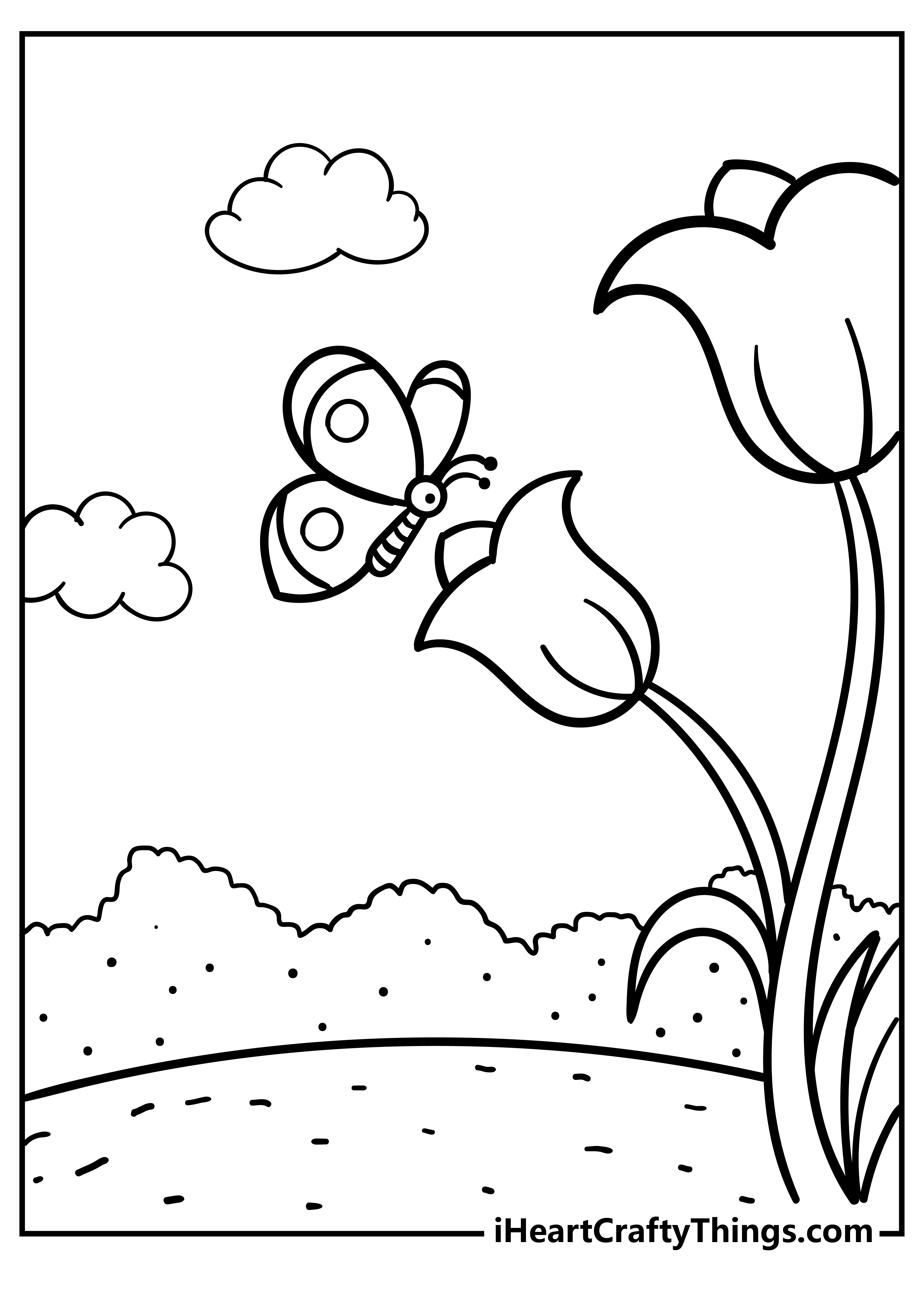 Nature coloring pages free printables