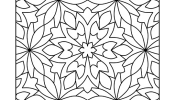 Free easy pattern printable colouring page lj knight art