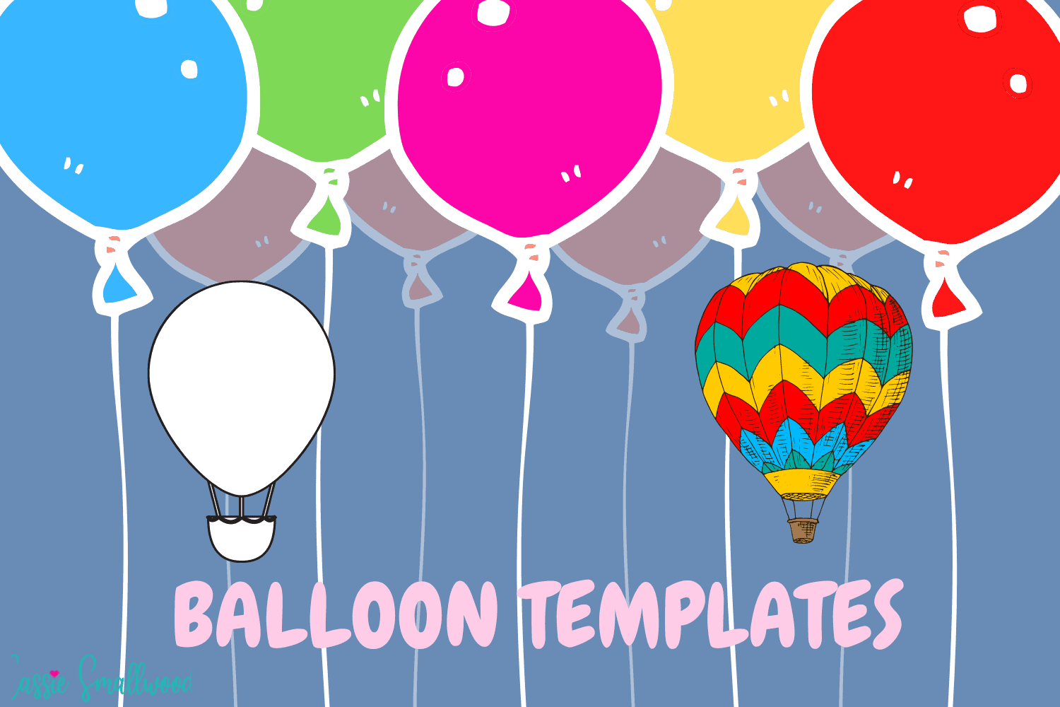 Cute balloon templates free printable