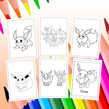 Explore the ultimate printable eevee evolutions coloring pages collection
