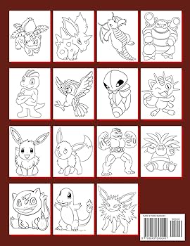 Pokemon coloring book coloring book for kids