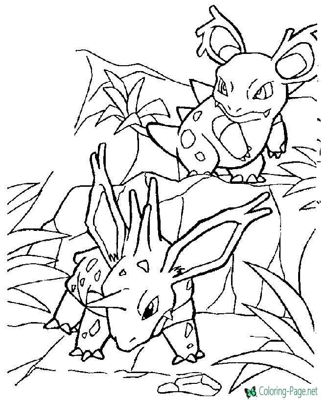 Pokemon coloring page