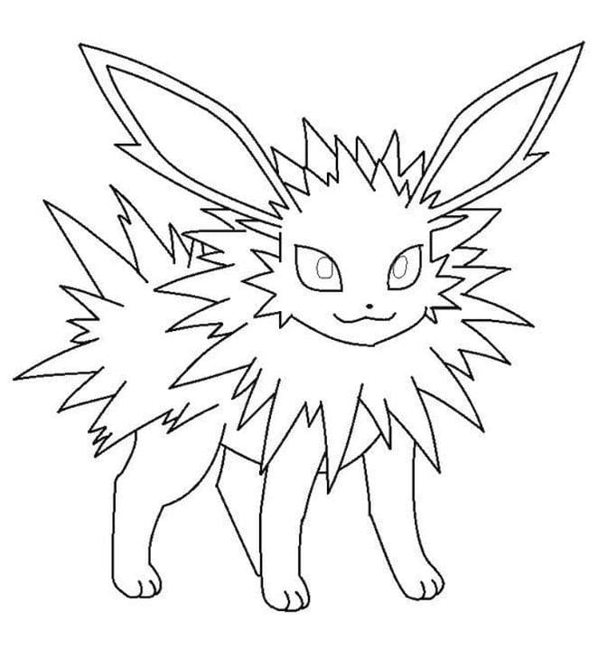 Eevee coloring pages