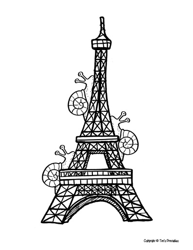 Eiffel tower fact booklet â tims printables