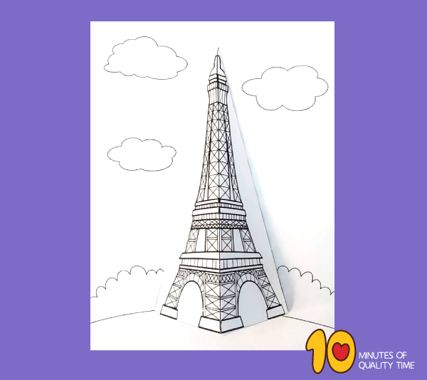 Eiffel tower d craft â minutes of quality time