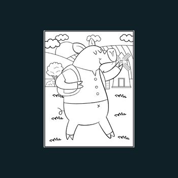 Printable animals at school coloring pages sheets
