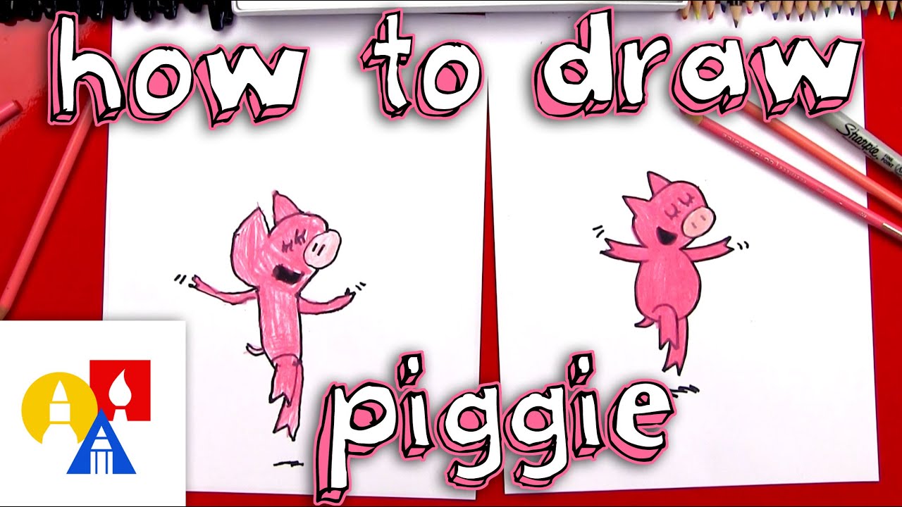 How to draw piggie