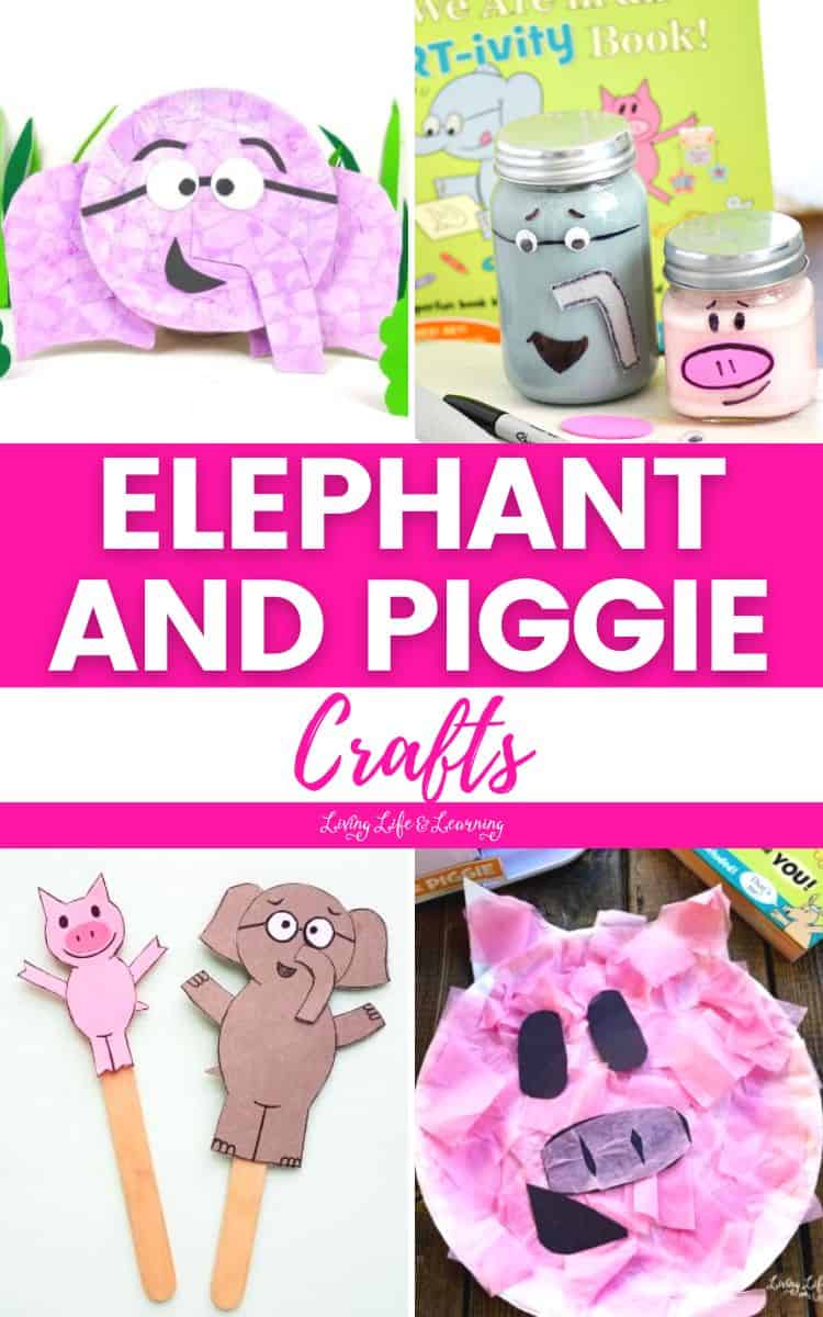 Elephant and piggie crafts