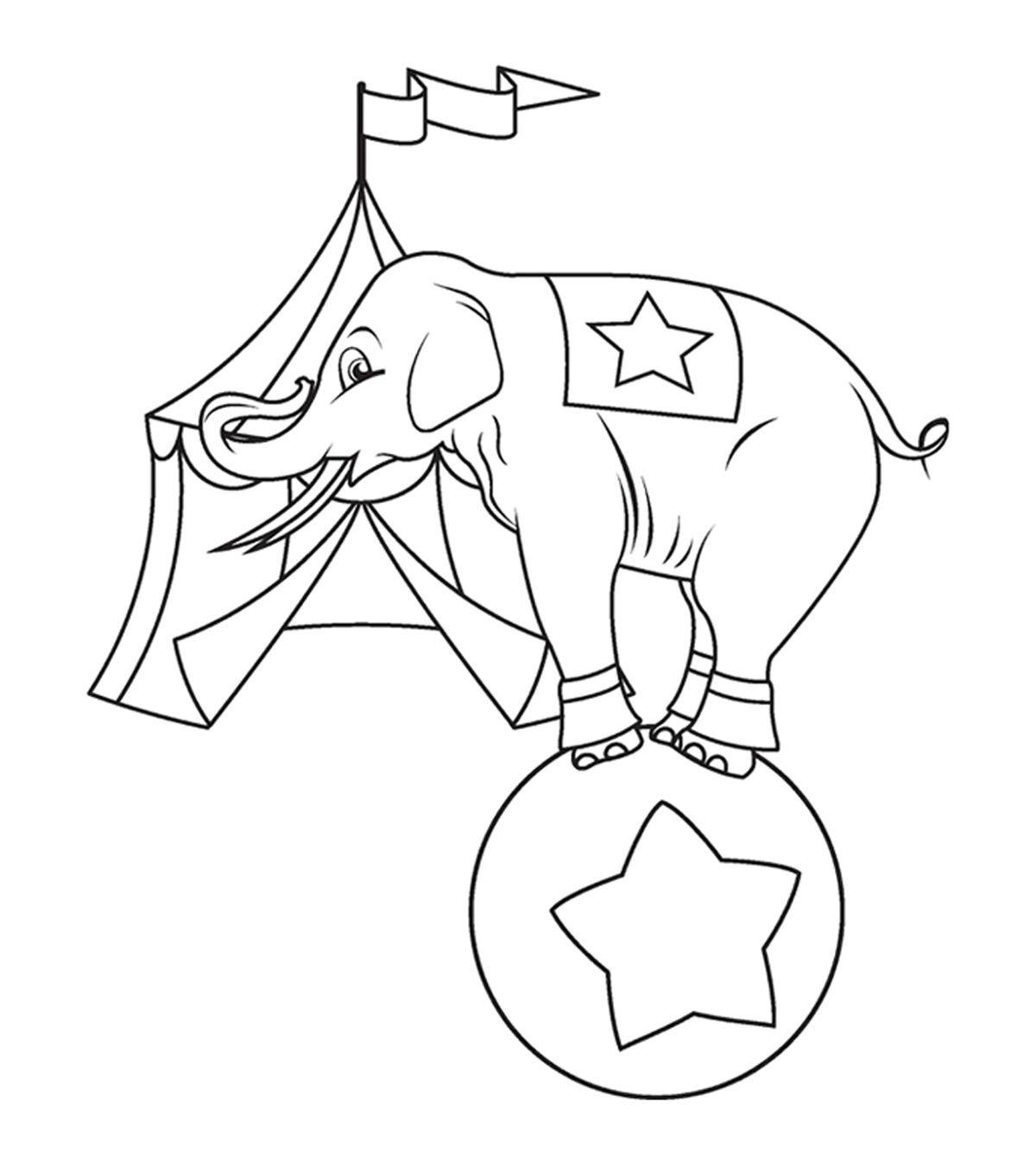 Top free printable elephant coloring pages online