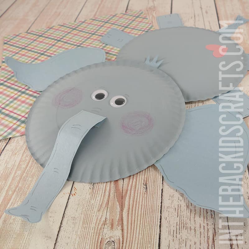 Elephant craft for kids with free template â in the bag kids crafts