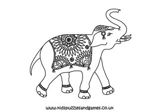 Derated indian elephant louring page