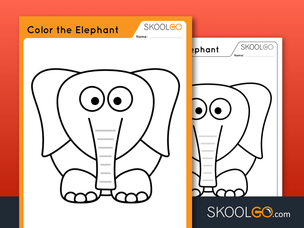 Color the elephant