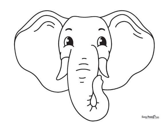 Printable elephant coloring pages â sheets