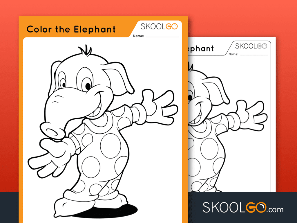 Color the elephant